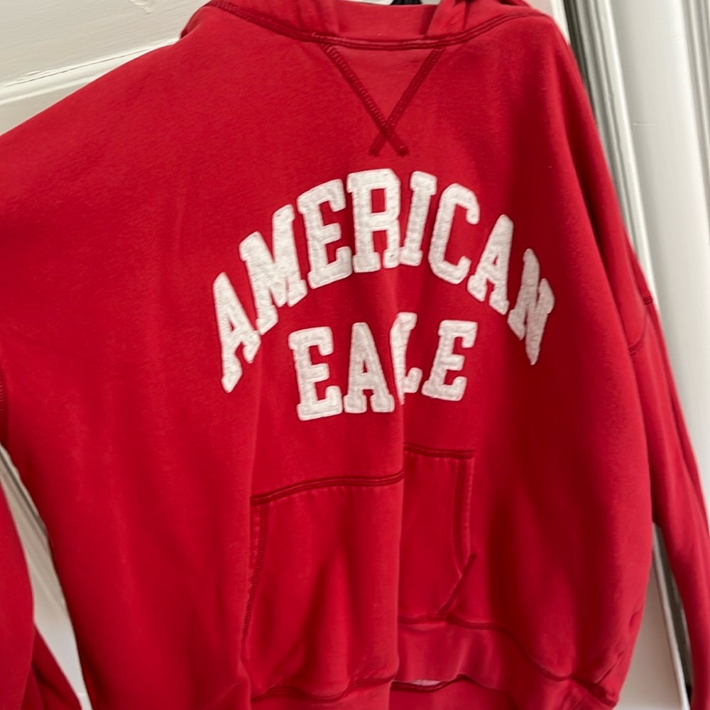 Red American Eagle Hoodie